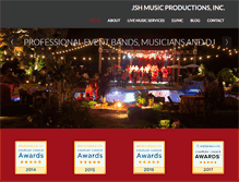 Tablet Screenshot of jshmusic.com